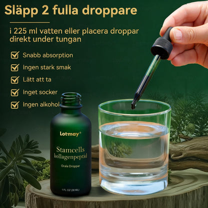 𝐂𝐫𝐨𝐚𝐢𝐞® 🚀 Stamcells & kollagenpeptid Orala Droppar(Lyft och strama upp slapp hud, minska rynkbildning och främja hårväxt och nagelhälsa)
